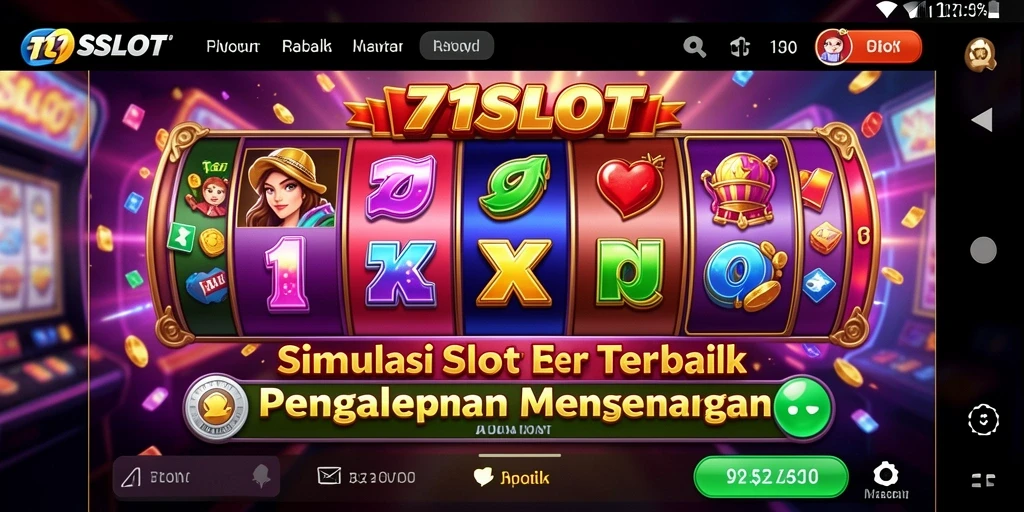 Screenshot menampilkan gameplay menarik 171SLOT dengan berbagai mesin slot.