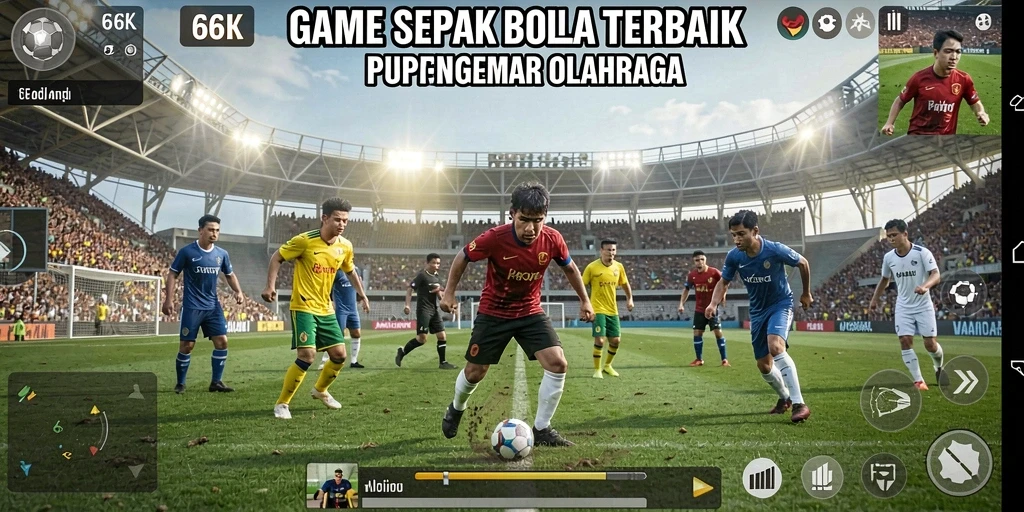 Tampilan utama gameplay 66K yang mengasyikkan dan menegangkan.