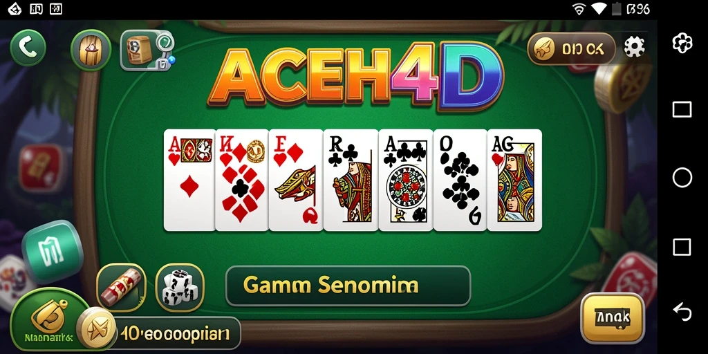 Tampilan gameplay ACEH4D yang menawan dan menarik.