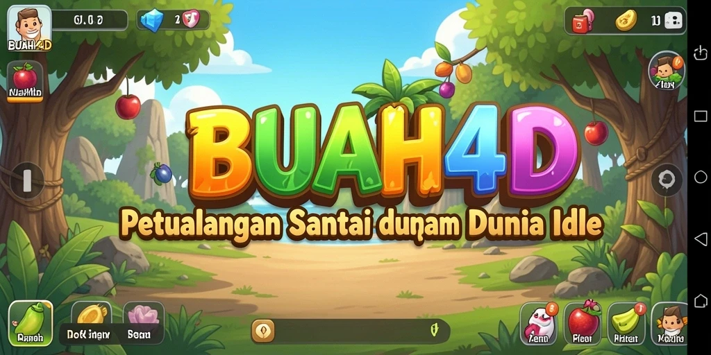 Tampilan gameplay BUAH4D yang cerah dan menarik.
