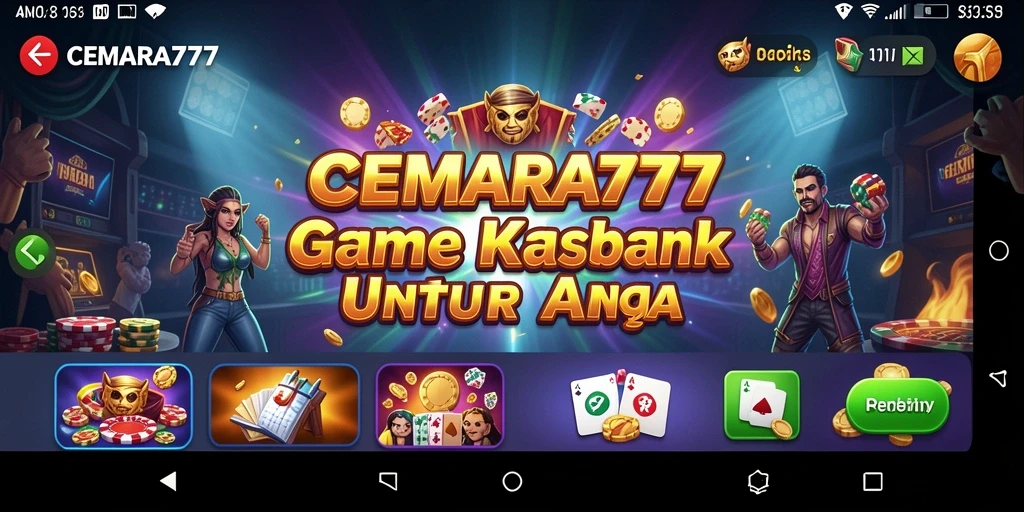 Tampilan menarik dari gameplay Kasino CEMARA777 yang mengasyikkan.
