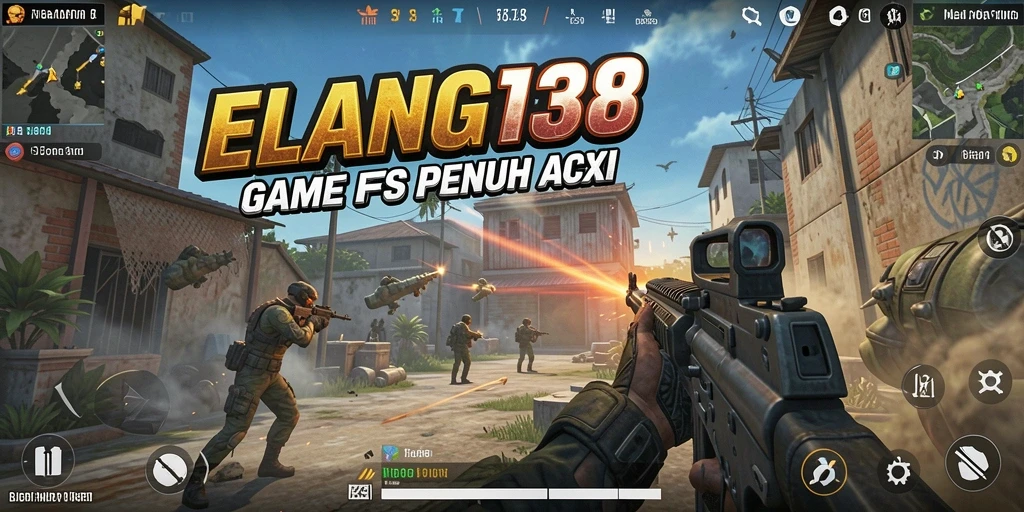 Tampilan gameplay menegangkan dari ELANG138 yang penuh aksi.