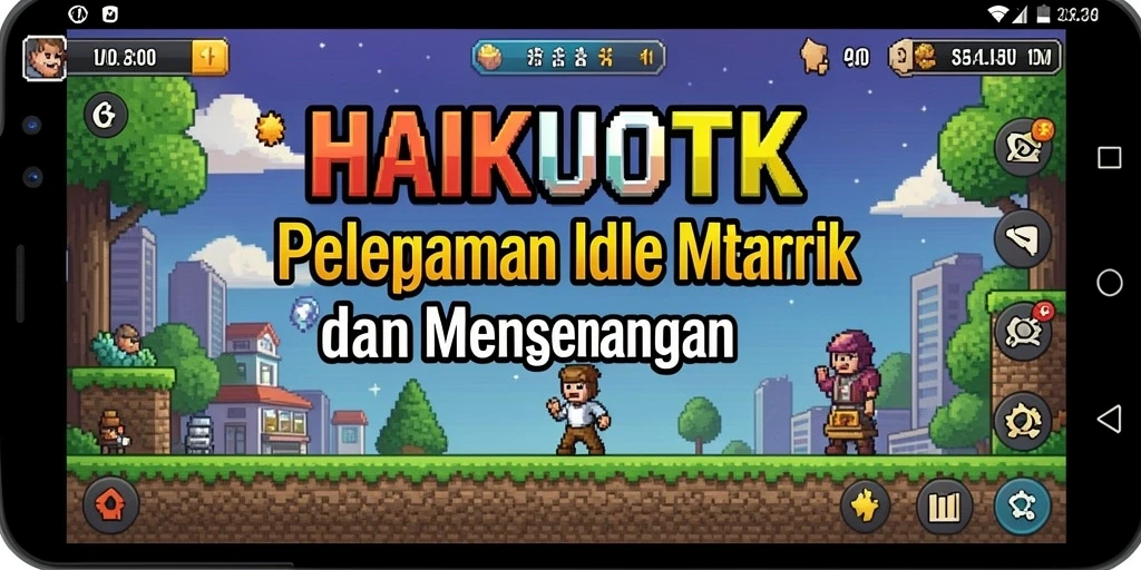 Tangkapan layar gameplay HAIKUOTK menampilkan karakter dan dunia yang menarik.