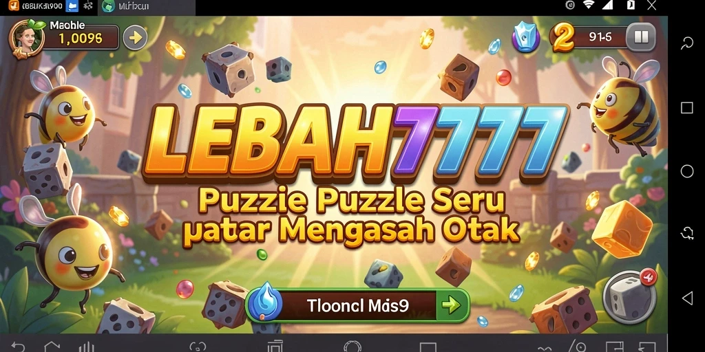 Tampilan gameplay seru dalam aplikasi LEBAH777 yang menantang.