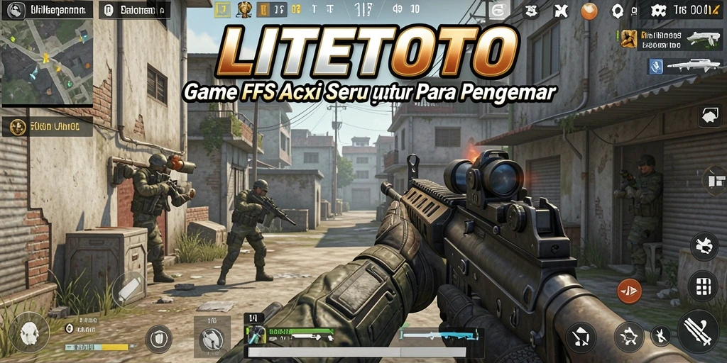 Tampilan menegangkan dalam gameplay LITETOTO saat pertempuran sengit.