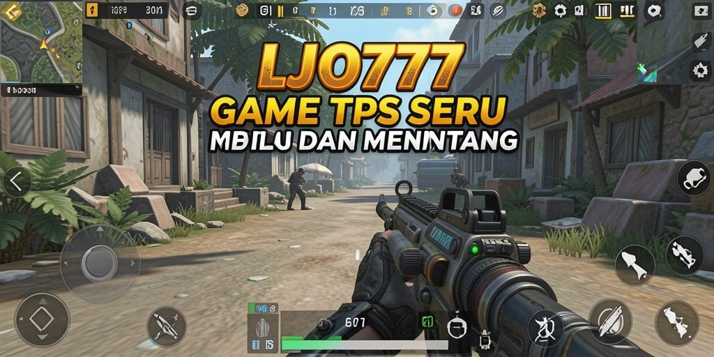 Screenshot gameplay LJO777 yang menampilkan aksi tembak-menembak yang mendebarkan.