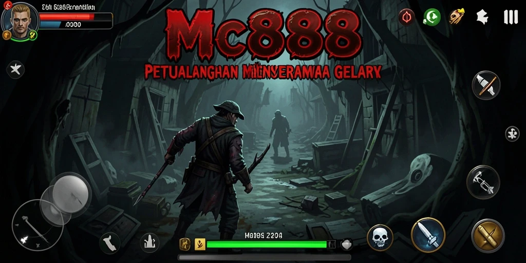 Screenshot dari gameplay menyeramkan MC888 yang penuh ketegangan.