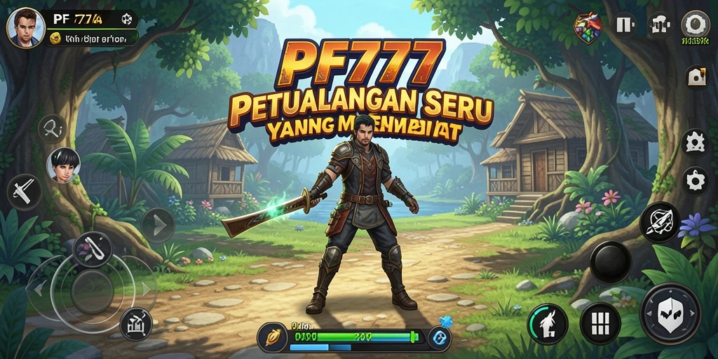 Tangkapan layar menampilkan aksi mendebarkan dalam permainan PF777.