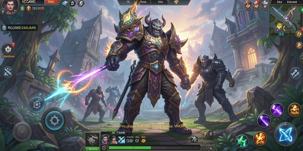 Tampilan gameplay RPGAME yang penuh aksi dan petualangan.