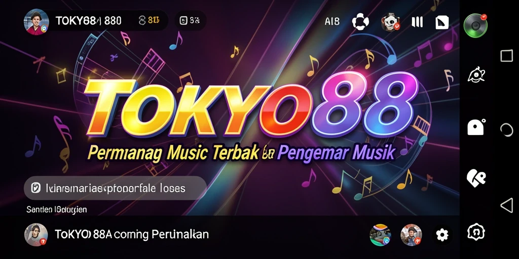 Gameplay menarik dengan berbagai pilihan lagu musik.